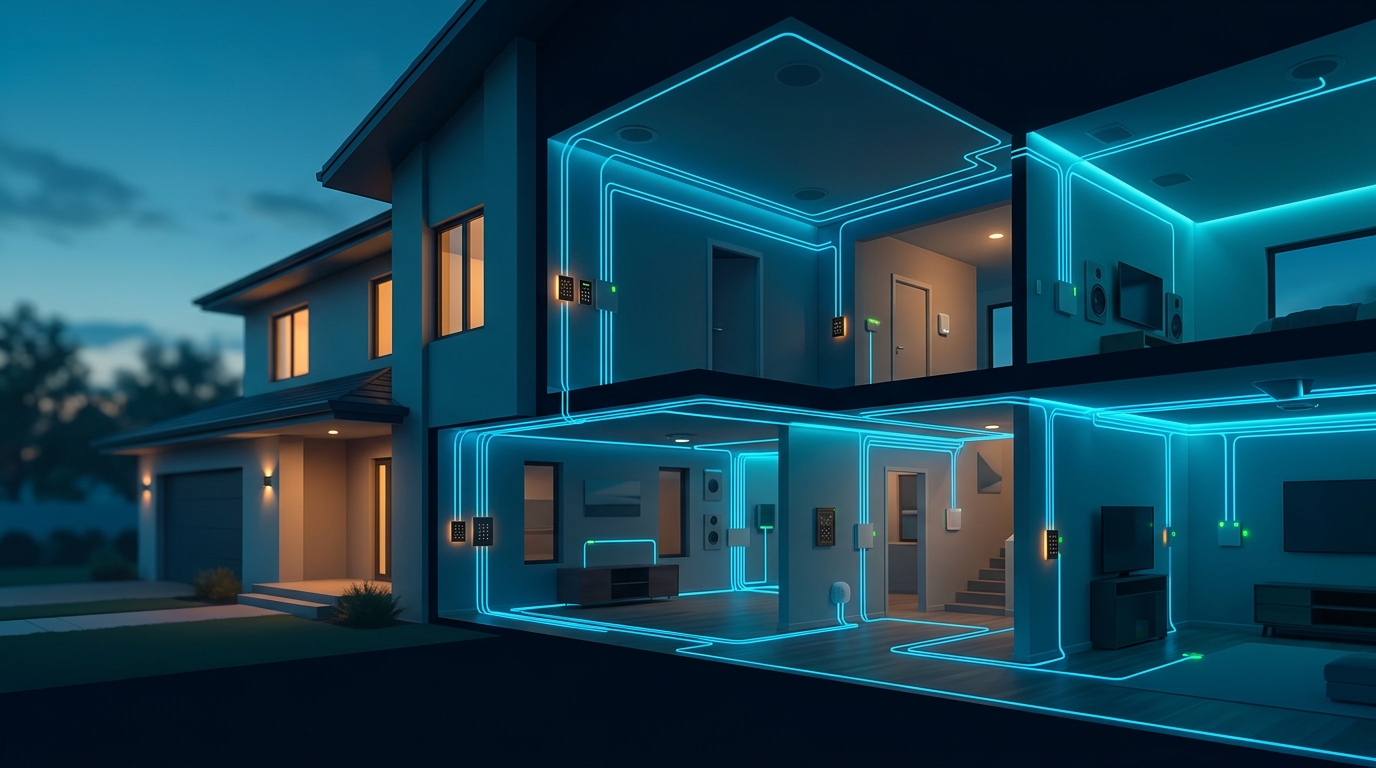 How Houston Builders Add $50k Value With Smart Home Pre-Wiring