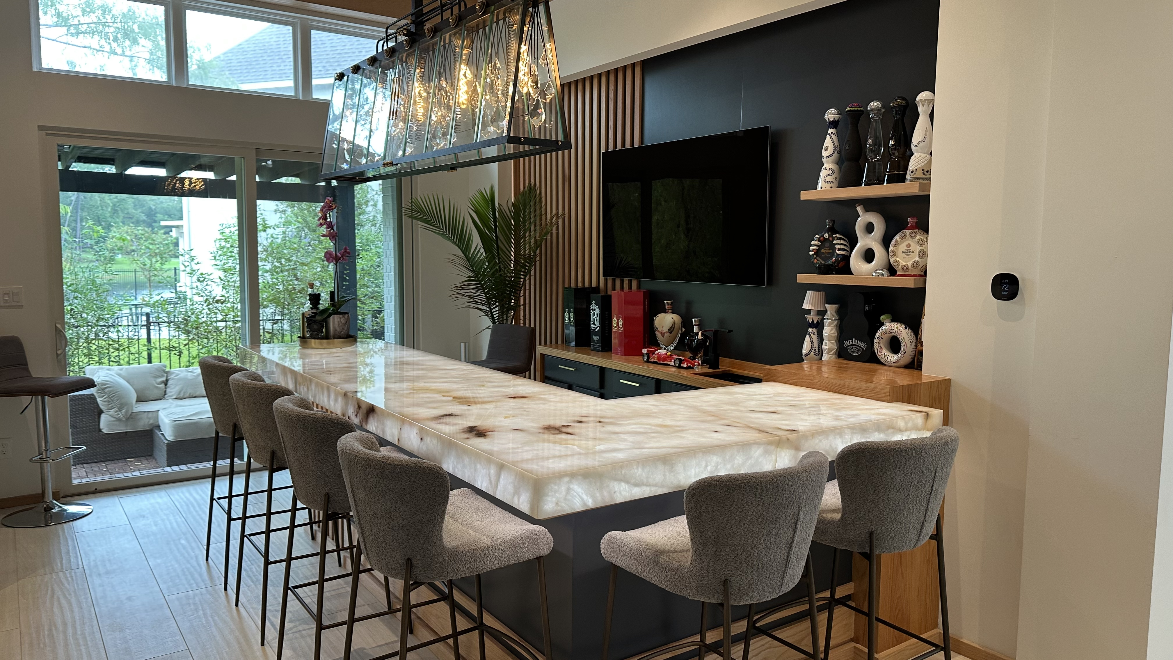 Smart home living room by Grizzly Tec